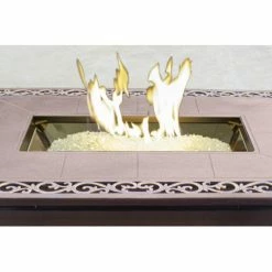 Promo ✨ Rectangle AZ Patio Heaters Hiland Scroll Design 49.5 In. Fire Table ❤️ -Fire Pits & Tables Online Shop detail2AZP090