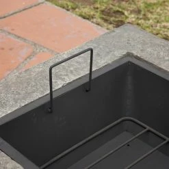 Best Sale 😀 Best Selling Home Corporal Square Wood Burning Fire Pit 🔥 -Fire Pits & Tables Online Shop detail2BSHD1187 1