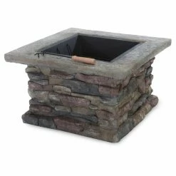 Flash Sale 🥰 Best Selling Home Square Ithica Wood Fire Pit 🧨 -Fire Pits & Tables Online Shop detail2BSHD1686 1