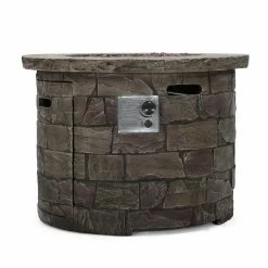 Hot Sale 👍 Round HN Outdoor Floyd Natural Stone Fire Pit ⌛ -Fire Pits & Tables Online Shop detail2BSHD2890