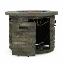 Best deal 🔥 Round HN Outdoor Colma Natural Stone Fire Pit 🎁 -Fire Pits & Tables Online Shop detail2BSHD2892