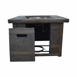 Cheapest ❤️ Best Selling Home Landman Square Propane Fire Pit 👍 -Fire Pits & Tables Online Shop detail2BSHD3446