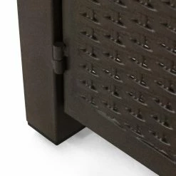 Discount 🧨 Best Selling Home Decor Ashuelot Outdoor 40,000 BTU Iron Square Fire Pit - Dark Brown And Brown 🥰 -Fire Pits & Tables Online Shop detail2BSHD4576