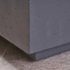 Coupon ⭐ Best Selling Home Decor Rectangle Anchorage Outdoor 40,000 BTU Rectangular Fire Pit - Dark Gray 🎁 -Fire Pits & Tables Online Shop detail2BSHD4606