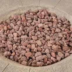 Best reviews of 🎁 Best Selling Home Decor Round Aleisa Outdoor 50,000 BTU Lightweight Concrete Circular Fire Pit - Brown ⌛ -Fire Pits & Tables Online Shop detail2BSHD4608