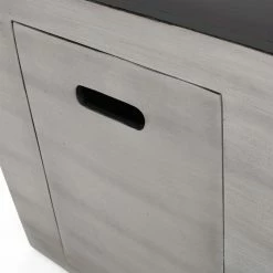 Hot Sale 🔔 Best Selling Home Decor Adio Outdoor Modern 50,000 BTU Lightweight Concrete Square Fire Pit 😍 -Fire Pits & Tables Online Shop detail2BSHD4648