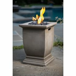 Flash Sale 😉 Square Endless 🌞 Summer 15-in LP Gas Outdoor Fire Column 👏 -Fire Pits & Tables Online Shop detail2ES723