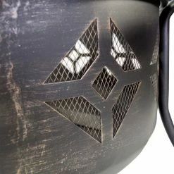 Coupon 🛒 Round Pleasant Hearth Sunderland 36 Diam. Fire Pit With Spark Screen 😉 -Fire Pits & Tables Online Shop detail2GHPG152