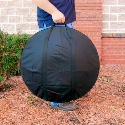 Deals ✨ Round Sunnydaze Decor Portable Folding 29 Diam. Fire Pit With Carrying Case And Spark Screen 🥰 -Fire Pits & Tables Online Shop detail2NETH686