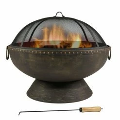 Flash Sale ๐ Round Sunnydaze Decor 30 Diam. Fire Bowl With Handles And Spark Screen ๐ 13 Flash Sale ๐ Round Sunnydaze Decor 30 Diam. Fire Bowl With Handles And Spark Screen ๐ -Fire Pits & Tables Online Shop detail2NETH690