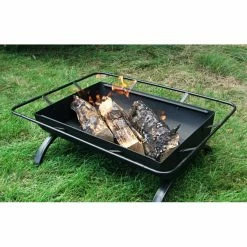 Hot Sale 🤩 Rectangle Sunnydaze Decor Northland 36 In. Grill Fire Pit With Spark Screen And Free Cover 😀 -Fire Pits & Tables Online Shop detail2NETH697