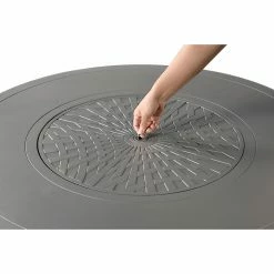 New 🎁 Oakland Living Delasko 44 In. Round Propane Fire Pit Table ⌛ -Fire Pits & Tables Online Shop detail2OL1202