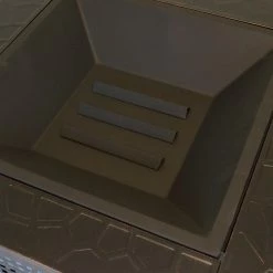 Wholesale 🎉 Outdoor Leisure Products 30 Inch Square Steel Fire Pit With Checkerboard Mesh Walls And Oil Rubbed Bronze Finish 🔥 -Fire Pits & Tables Online Shop detail2OLP238