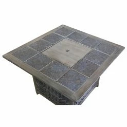 Promo 🎉 Paradise Cove Designs Basin 37 In. Square Firepit Table 🥰 -Fire Pits & Tables Online Shop detail2SUMM147