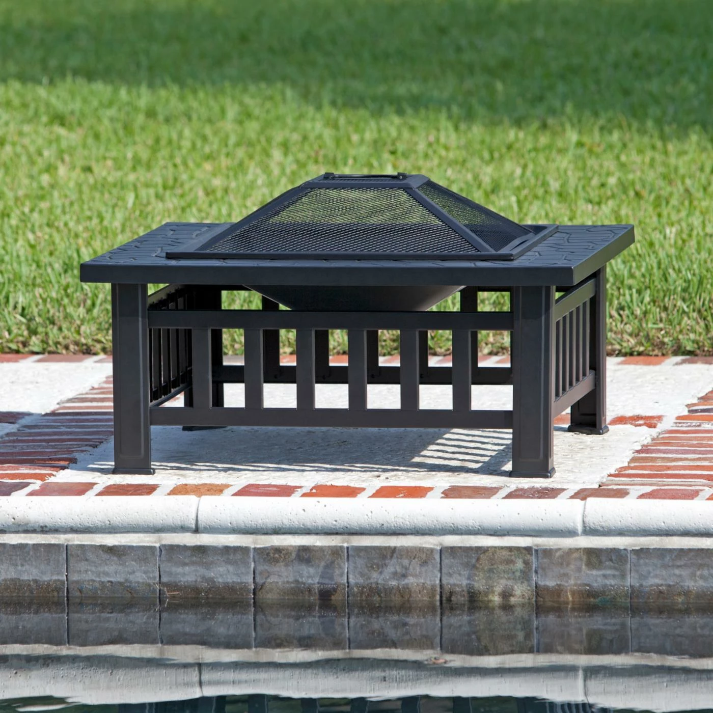 Best Pirce β Square Fire Sense Stonemont 32 In. Fire Pit π€© 4 Best Pirce β Square Fire Sense Stonemont 32 In. Fire Pit π€© - Image 4