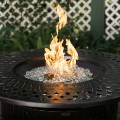 Best deal ✔️ Round Fire Sense 42 In. Verona Aluminum Propane Gas Fire Pit Table 😉 -Fire Pits & Tables Online Shop detail2WTL357