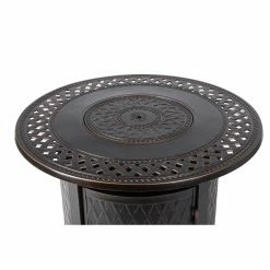 Budget 🔥 Fire Sense Wagner 33 In. Round Aluminum Gas Fire Pit Table 🔔 -Fire Pits & Tables Online Shop detail2WTL396