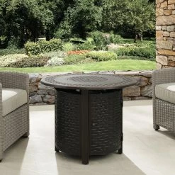 Best deal 🤩 Round Fire Sense Hendricks 33.9 In. Propane Fire Pit 🛒 -Fire Pits & Tables Online Shop detail2WTL416
