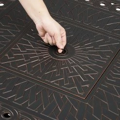 Budget 🔥 Square Fire Sense Cartney 32 In. Propane Fire Pit 🎁 -Fire Pits & Tables Online Shop detail2WTL421