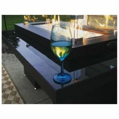 Cheapest 😀 Rectangle Hiland Multi Tiered Fire Pit With Cover - Matte Espresso 🎁 -Fire Pits & Tables Online Shop detail3AZP188