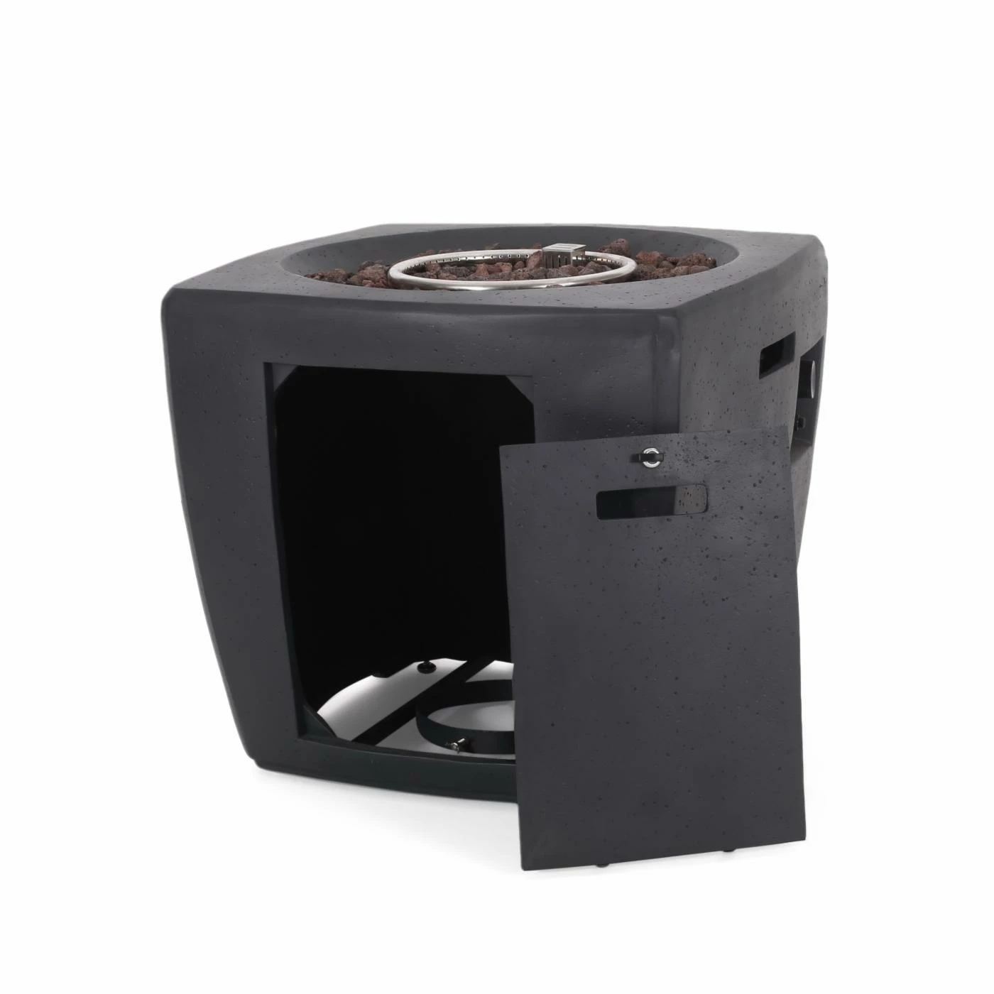 Hot Sale π Best Selling Home Decor Arianna Outdoor 40,000 BTU Lightweight Concrete Square Fire Pit β 6 Hot Sale π Best Selling Home Decor Arianna Outdoor 40,000 BTU Lightweight Concrete Square Fire Pit β - Image 6