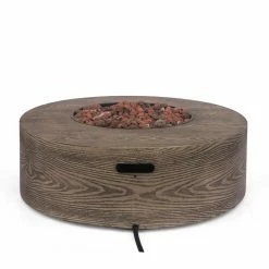 Top 10 😍 Best Selling Home Decor Gas Shenandoah Outdoor 50,000 BTU Lightweight Concrete Circular Fire Pit (No Tank Holder) 🛒 -Fire Pits & Tables Online Shop detail3BSHD4578