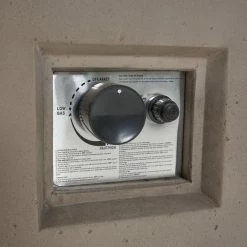 Cheapest 💯 Best Selling Home Decor Anchorage Outdoor 50,000 BTU Lightweight Concrete Square Fire Pit (No Tank Holder) - Dark Gray 🎁 -Fire Pits & Tables Online Shop detail3BSHD4583