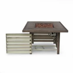 Discount 🌟 Best Selling Home Decor Adelayde Outdoor 50,000 BTU Square Fire Pit - Black 🛒 -Fire Pits & Tables Online Shop detail3BSHD4609