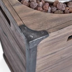 Best Sale 🌟 Best Selling Home Decor Square Erato Outdoor 40,000 BTU Lightweight Concrete Fire Column 😍 -Fire Pits & Tables Online Shop detail3BSHD4640