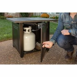 Best Pirce ✨ Square Endless ☀️ Summer Burlington 30 In. LP Gas Fire Pit ⭐ -Fire Pits & Tables Online Shop detail3ES694