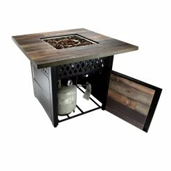 Buy 👍 Square Endless 🌞 Summer The Harris DualHeat LP Gas Outdoor Fire Pit 🌟 -Fire Pits & Tables Online Shop detail3ES718