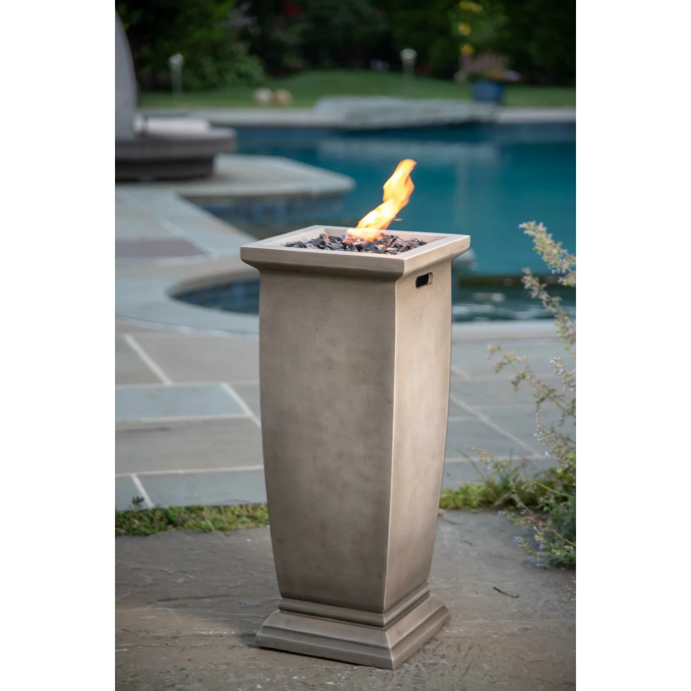 Outlet 🔔 Square Endless 🌞 Summer 28-in LP Gas Outdoor Fire Column 🛒 6 Outlet 🔔 Square Endless 🌞 Summer 28-in LP Gas Outdoor Fire Column 🛒 - Image 6