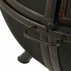 New ✔️ Round Sunnydaze Decor Flaming Ball 30 Diam. Fire Bowl With Spark Screen 🛒 -Fire Pits & Tables Online Shop detail3NETH692