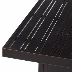 New ⭐ Oakland Living Hanoi 42 In. Square Propane Fire Pit Table 🔔 -Fire Pits & Tables Online Shop detail3OL1187