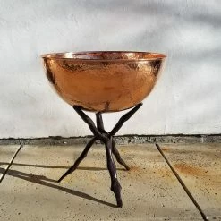 Buy ⭐ Round Passage 🔨 Hammered Copper 23 Diam. Fire Bowl 🎉 -Fire Pits & Tables Online Shop detail3RIHI099
