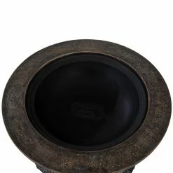 Best Sale 🌟 Sunjoy Stone 32 In. Round Wood-Burning Fire Pit 💯 -Fire Pits & Tables Online Shop detail3SUNR1191