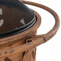 Best reviews of 🎁 Sunjoy 30 Inch Jack-o-Lantern Motif Round Wood Burning Fire Pit 🤩 -Fire Pits & Tables Online Shop detail3SUNR1214