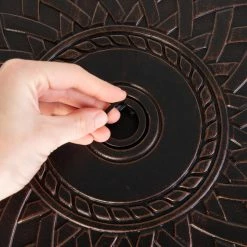 Budget 🔥 Fire Sense Wagner 33 In. Round Aluminum Gas Fire Pit Table 🔔 -Fire Pits & Tables Online Shop detail3WTL396