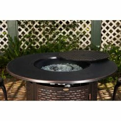 Best deal 😉 Round Fire Sense Florence 44 In. Woven Aluminum Gas Fire Pit Table 🛒 15 Best deal 😉 Round Fire Sense Florence 44 In. Woven Aluminum Gas Fire Pit Table 🛒 -Fire Pits & Tables Online Shop detail3WTL398