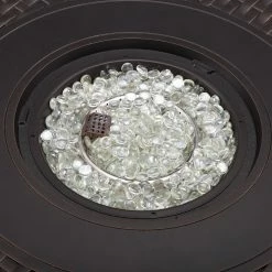 Best deal 🤩 Round Fire Sense Hendricks 33.9 In. Propane Fire Pit 🛒 -Fire Pits & Tables Online Shop detail3WTL416