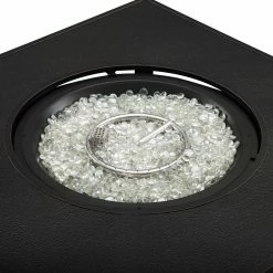 Best Sale 🛒 Fire Sense Henley Square Aluminum Propane Fire Pit 👏 -Fire Pits & Tables Online Shop detail3WTL442