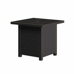 Outlet 👏 Fire Sense Somerset Steel Square LPG Fire Pit 🎁 -Fire Pits & Tables Online Shop detail3WTL466