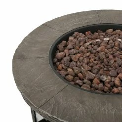 Hot Sale 👍 Round HN Outdoor Floyd Natural Stone Fire Pit ⌛ -Fire Pits & Tables Online Shop detail4BSHD2890