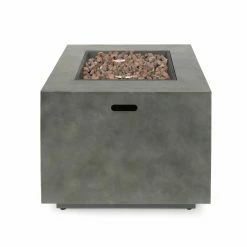 Best reviews of 💯 Best Selling Home Decor Langton Outdoor 50,000 BTU Iron 33 Inch Square Fire Pit - Dark Gray 👏 -Fire Pits & Tables Online Shop detail4BSHD4596