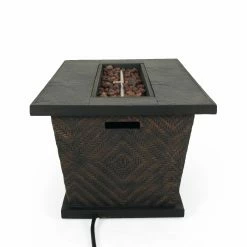 Best reviews of 💯 Best Selling Home Decor Rectangle Aidan Outdoor 50,000 BTU Lightweight Concrete Rectangular Fire Pit (No Tank Holder) 💯 -Fire Pits & Tables Online Shop detail4BSHD4603