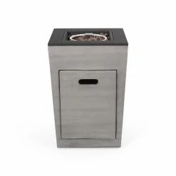 Wholesale 🎉 Best Selling Home Decor Square Adio Outdoor 30,000 BTU Lightweight Concrete 29 Inch Fire Column ✔️ -Fire Pits & Tables Online Shop detail4BSHD4651