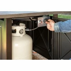 Best Pirce ✨ Square Endless ☀️ Summer Burlington 30 In. LP Gas Fire Pit ⭐ -Fire Pits & Tables Online Shop detail4ES694