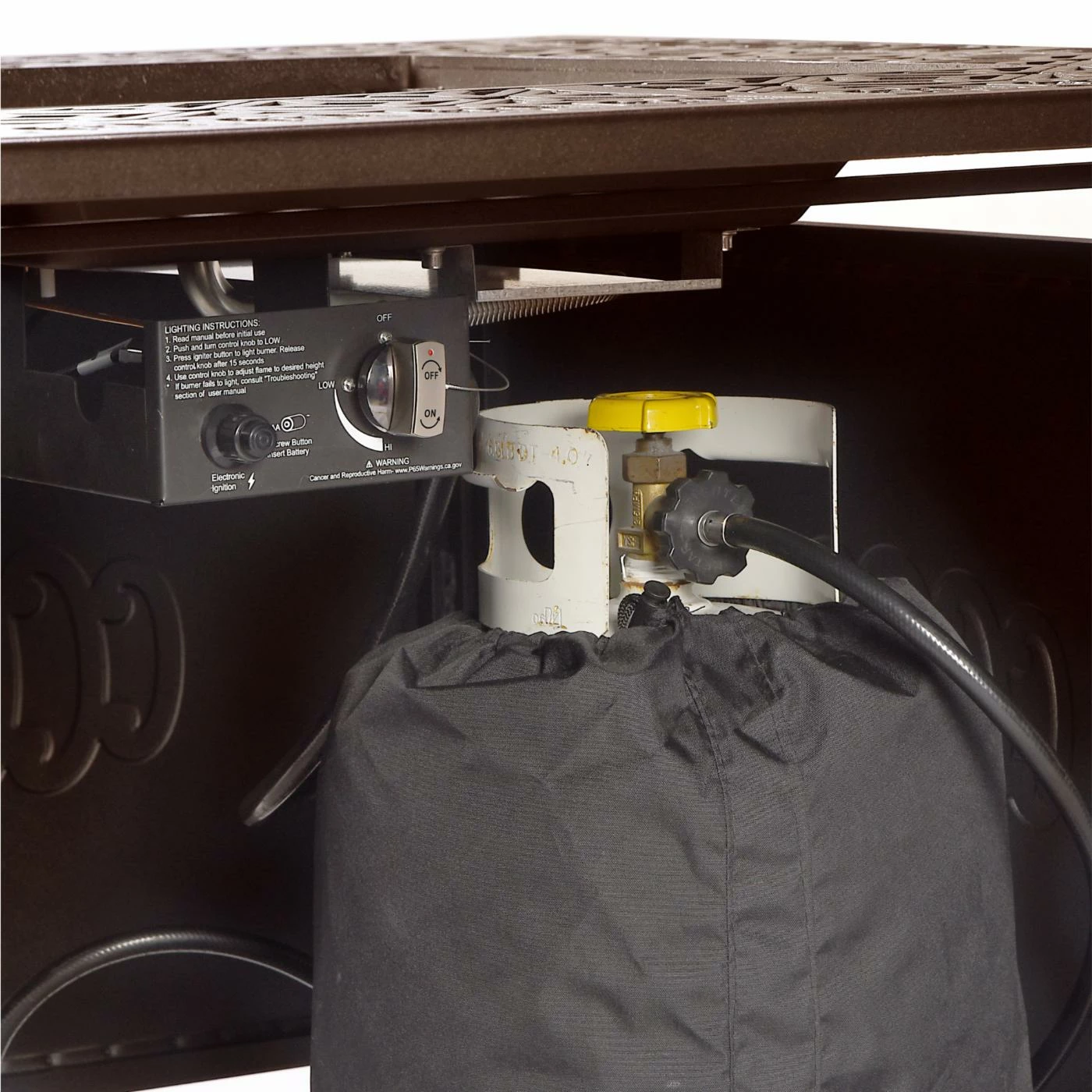 Flash Sale ✨ Oakland Living Ronin 42 In. Square Propane Fire Pit Table - Copper 🛒 7 Flash Sale ✨ Oakland Living Ronin 42 In. Square Propane Fire Pit Table - Copper 🛒 - Image 7