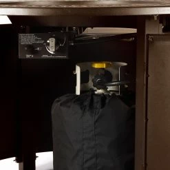 Best Pirce 👏 Oakland Living Dubai 44 In. Round Propane Fire Pit Table 😍 -Fire Pits & Tables Online Shop detail4OL1066 1