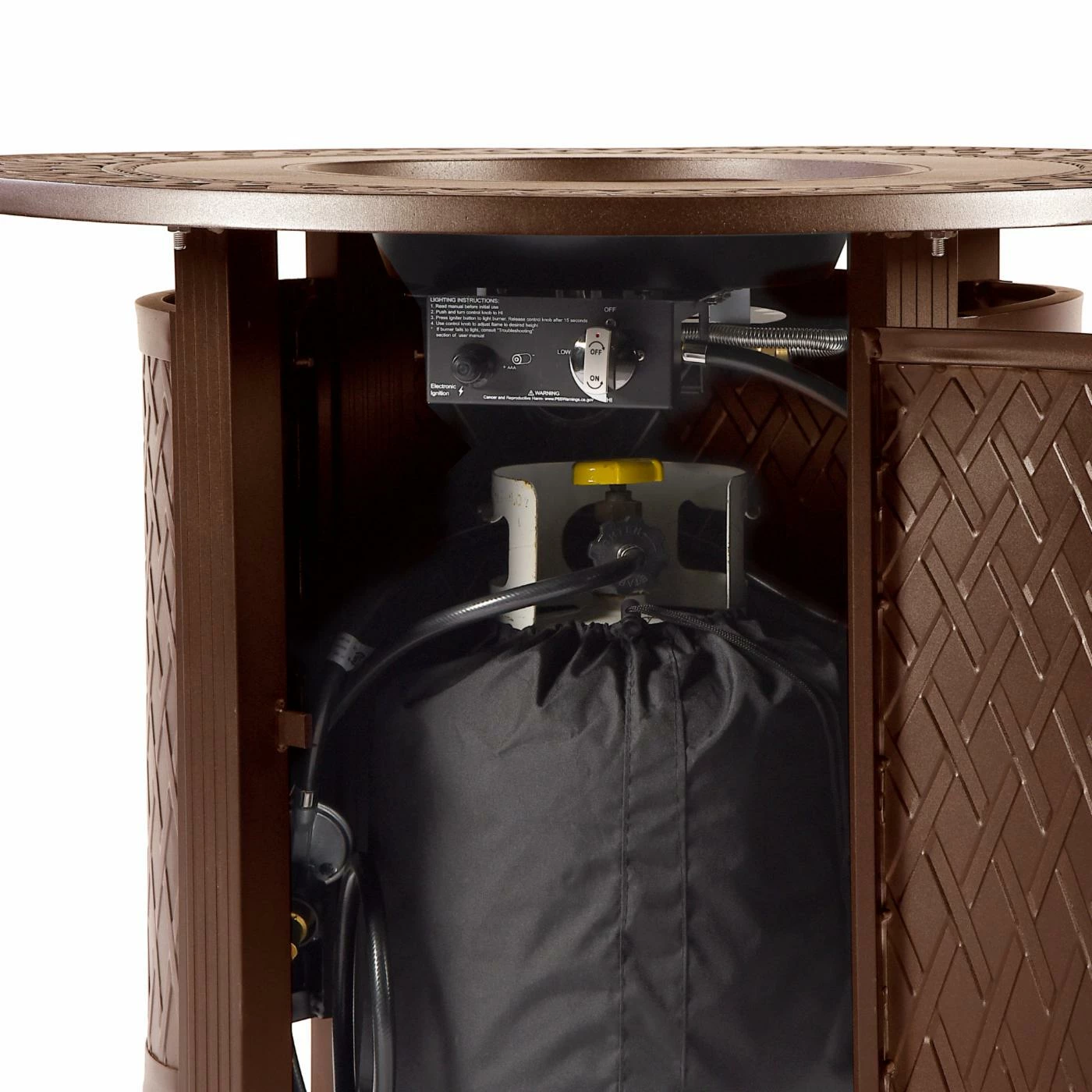 Discount 🤩 Oakland Living Ritz 34 In. Round Propane Fire Pit Table - Copper 🛒 6 Discount 🤩 Oakland Living Ritz 34 In. Round Propane Fire Pit Table - Copper 🛒 - Image 6